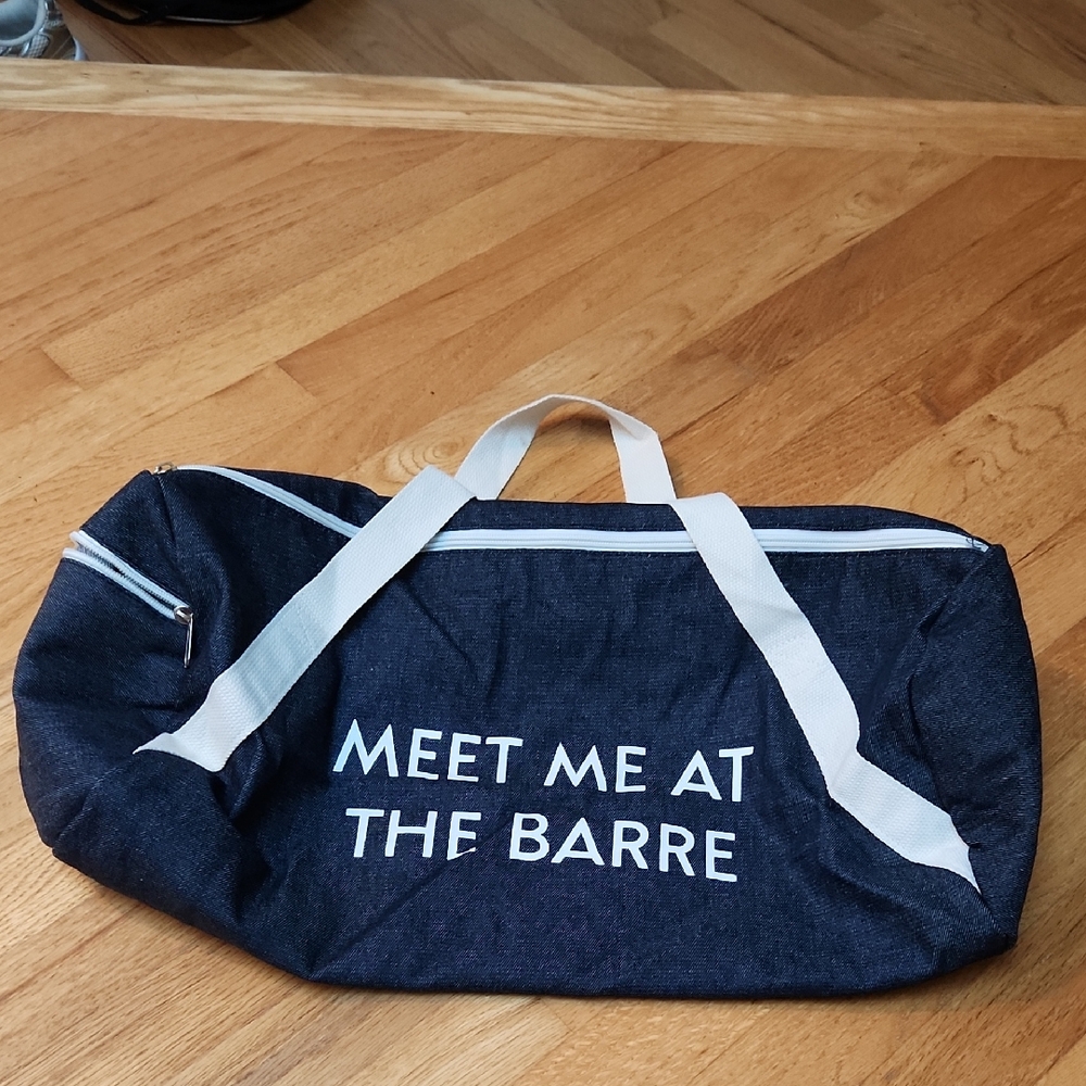 Denim Gym Bag